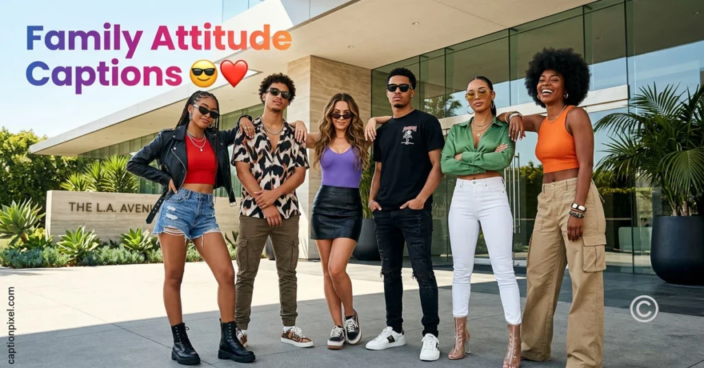 Family Attitude Captions