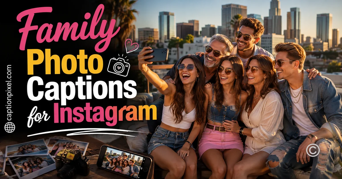 Family Photo Captions for Instagram