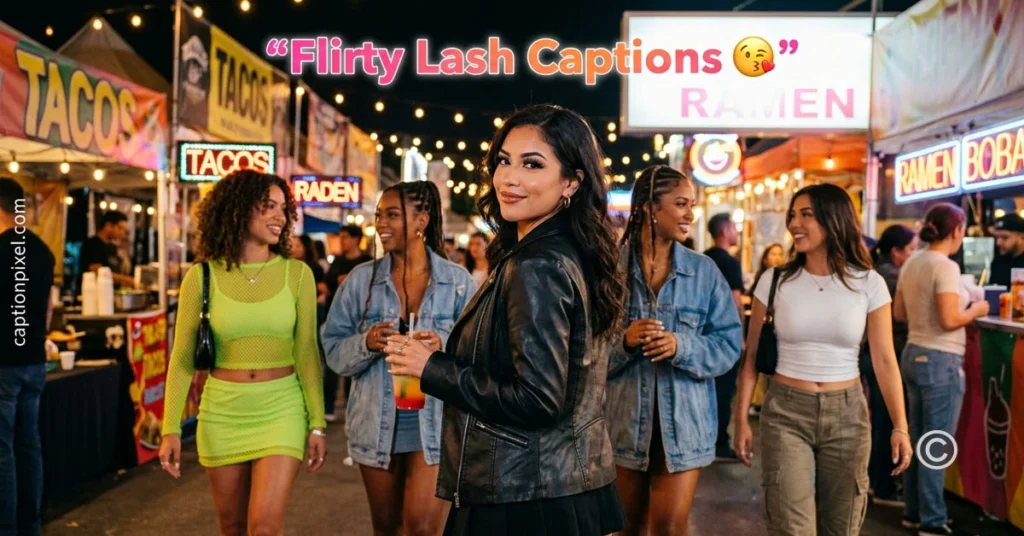 Flirty Lash Captions