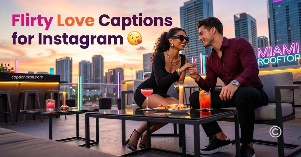 Flirty Love Captions for Instagram