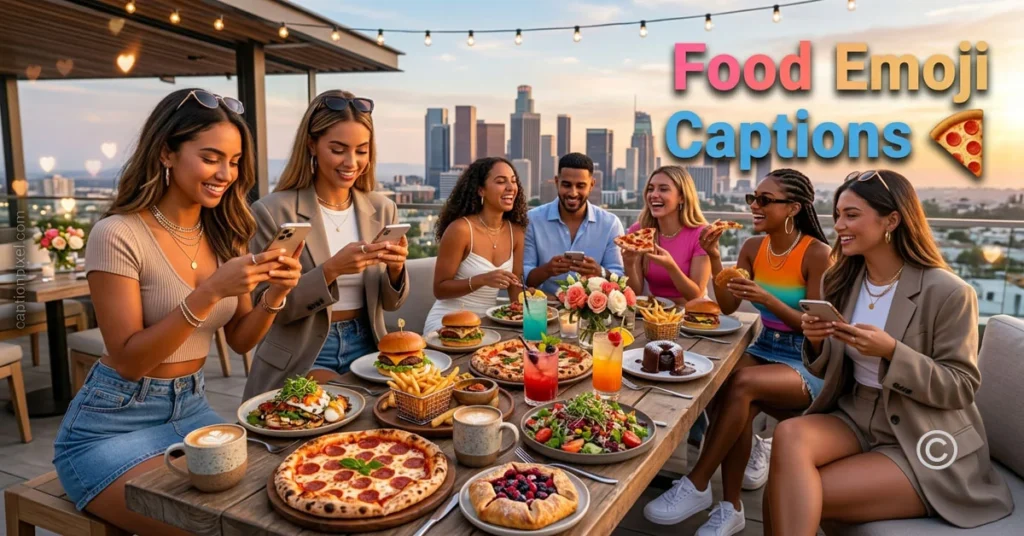 Food Emoji Captions