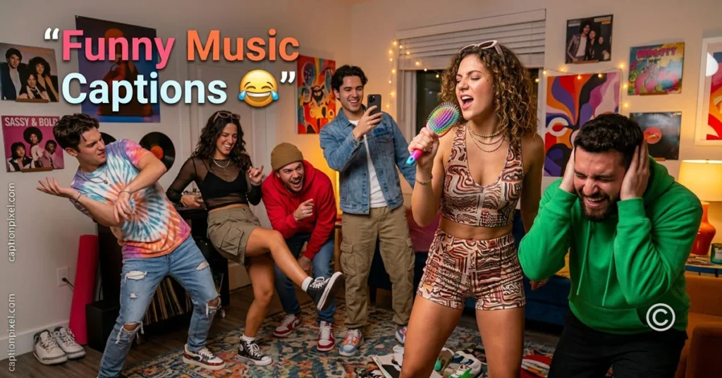 Funny Music Captions