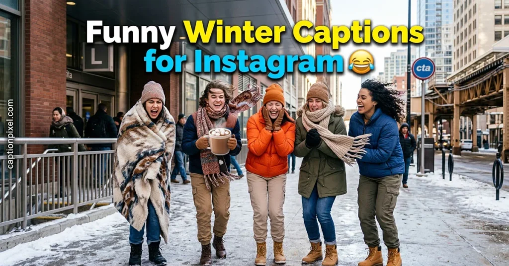 Funny Winter Captions for Instagram