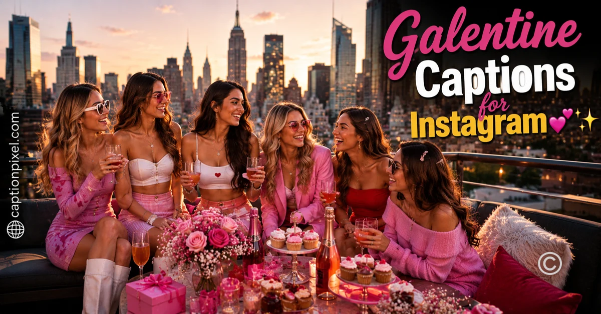 Galentine Captions for Instagram