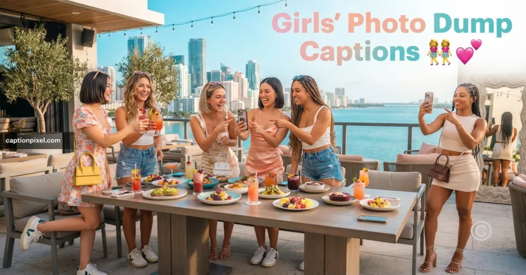 Girls' Photo Dump Captions