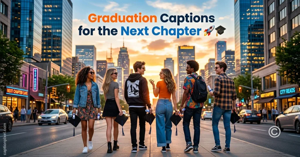 Graduation Captions for the Next Chapter