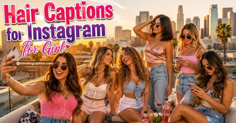 Hair Captions for Instagram for Girl