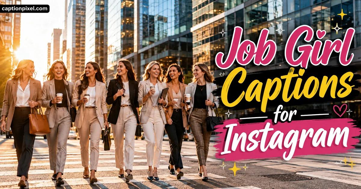 Job Girl Captions for Instagram