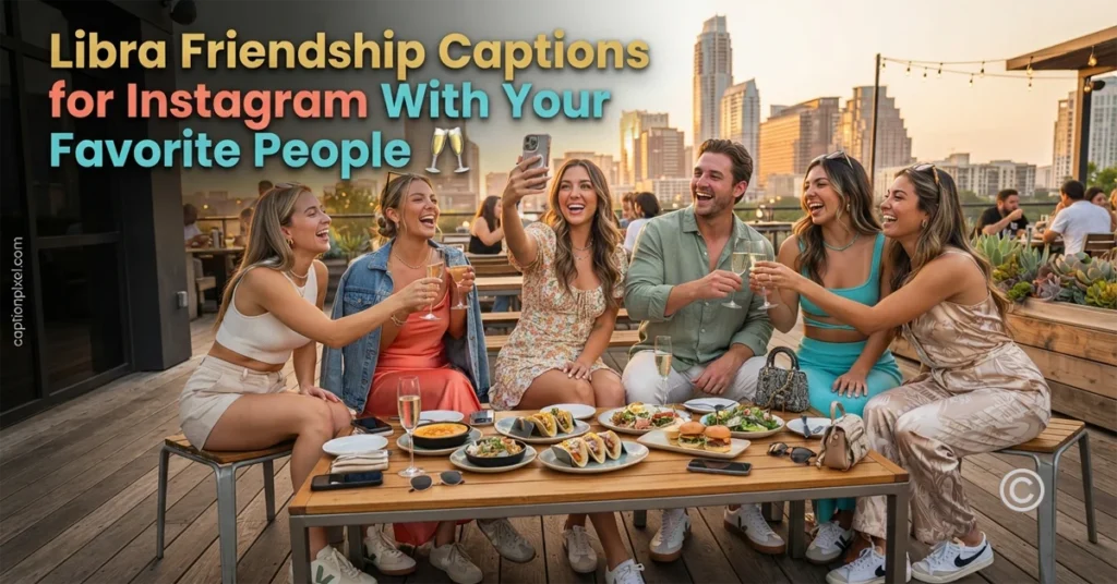 Libra Friendship Captions for Instagram With Your Favorite People
