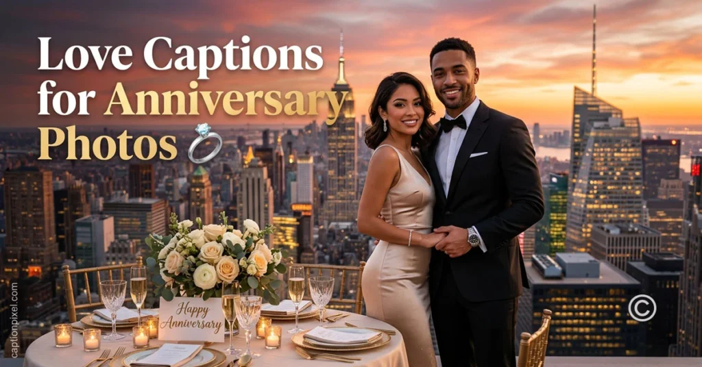 Love Captions for Anniversary Photos