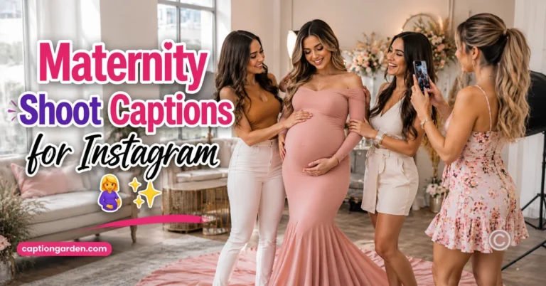 Maternity Shoot Captions