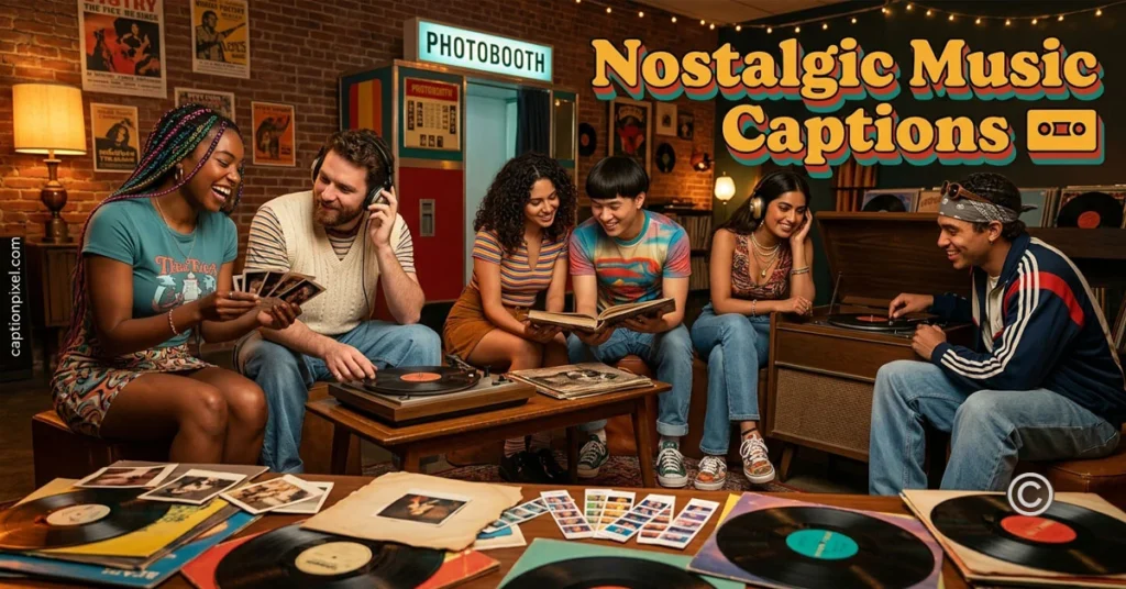 Nostalgic Music Captions