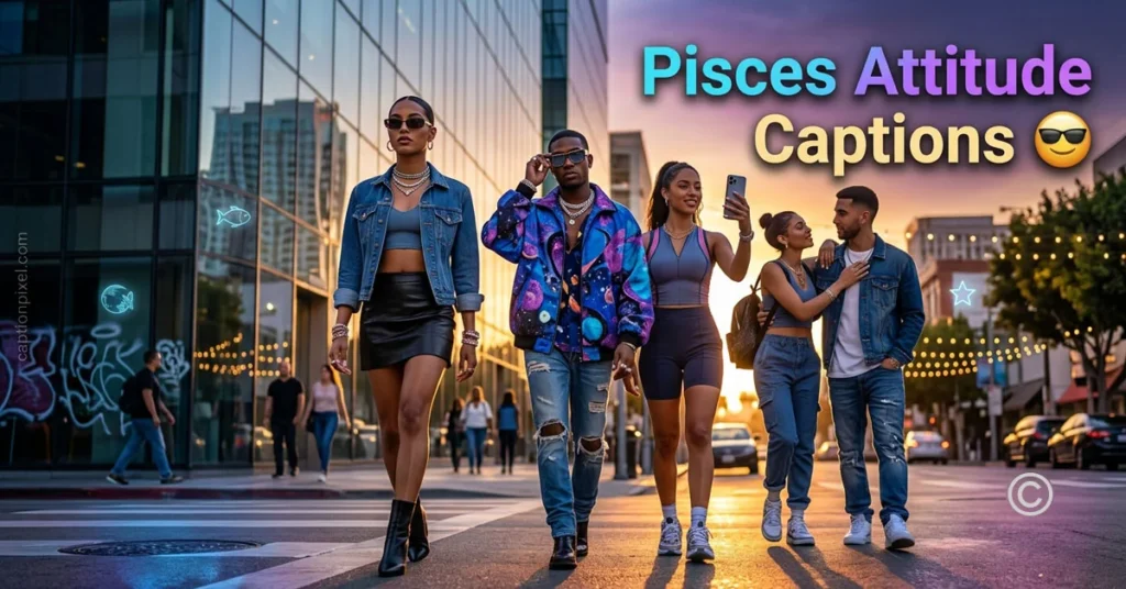 Pisces Attitude Captions