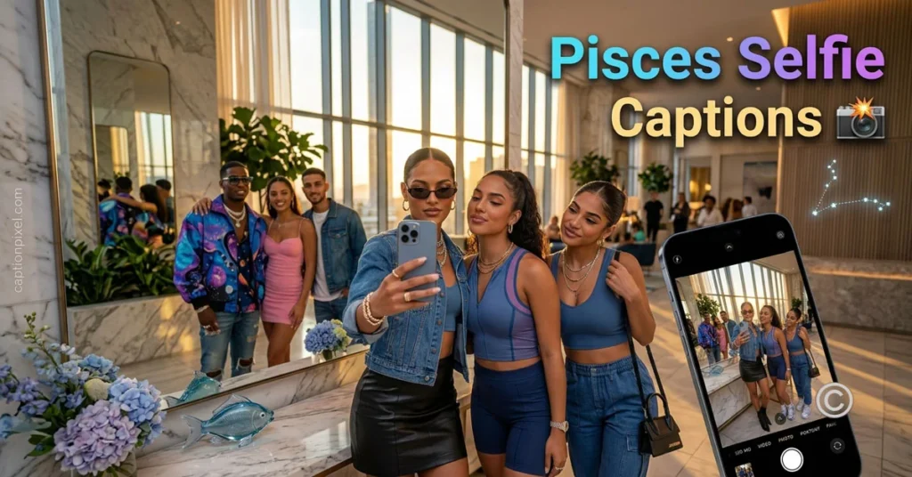 Pisces Selfie Captions