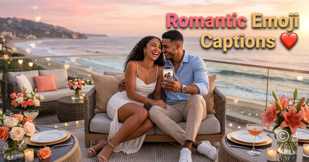 Romantic Emoji Captions