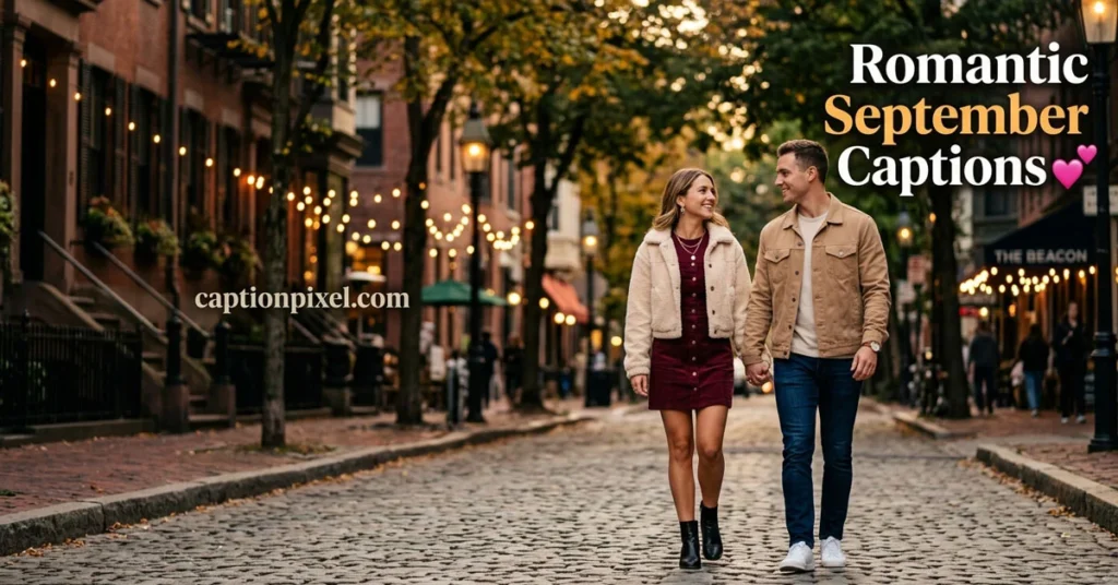 Romantic September Captions