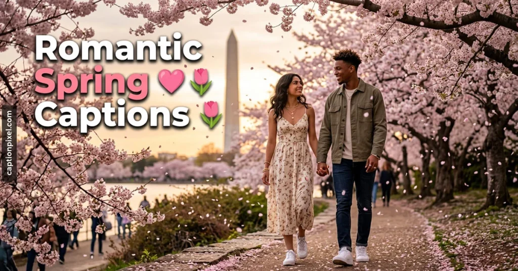 Romantic Spring Captions