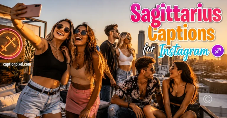 Sagittarius Captions for Instagram