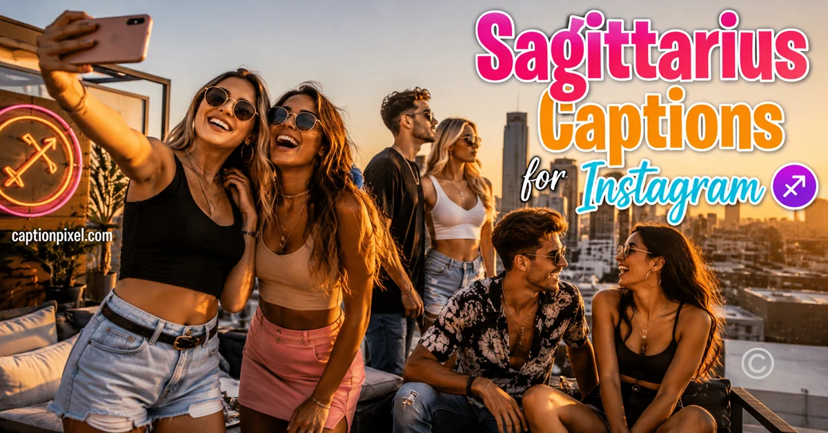 Sagittarius Captions for Instagram