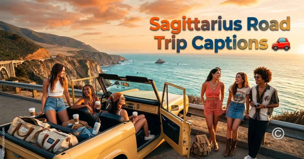 Sagittarius Road Trip Captions