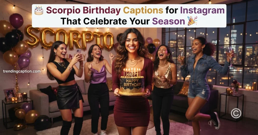  Scorpio Birthday Captions for Instagram That Celebrate Your Season 
