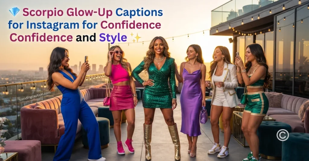  Scorpio Glow-Up Captions for Instagram for Confidence and Style 