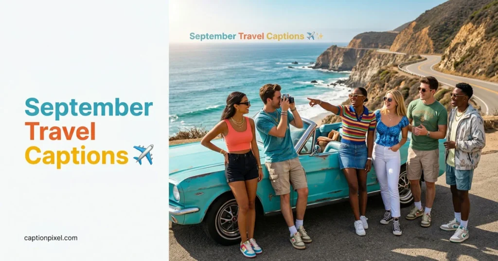 September Travel Captions