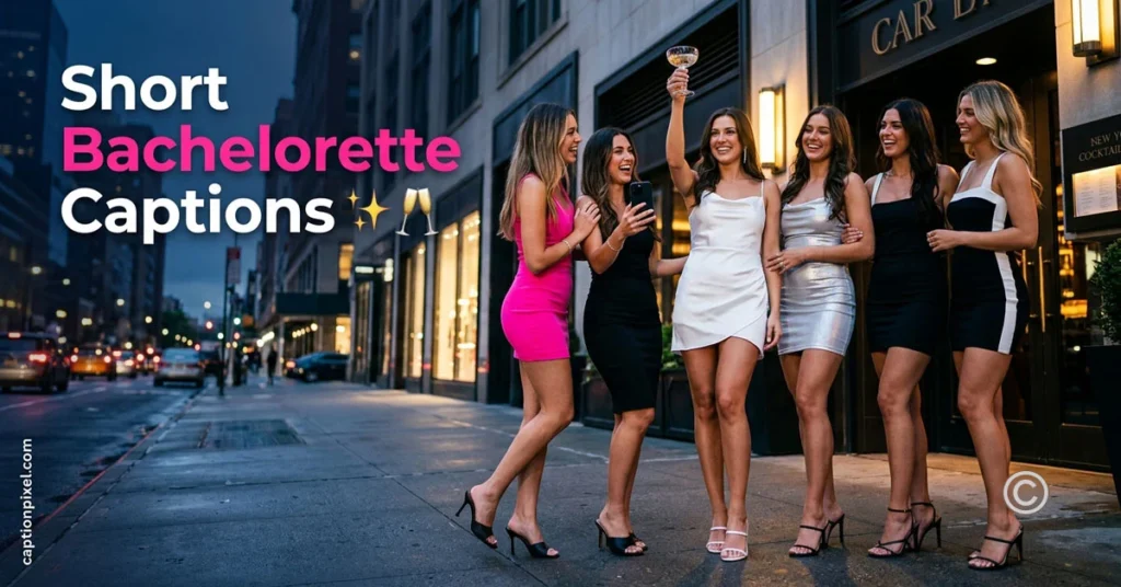 Short Bachelorette Captions
