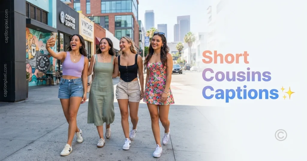 Short Cousins Captions for Instagram