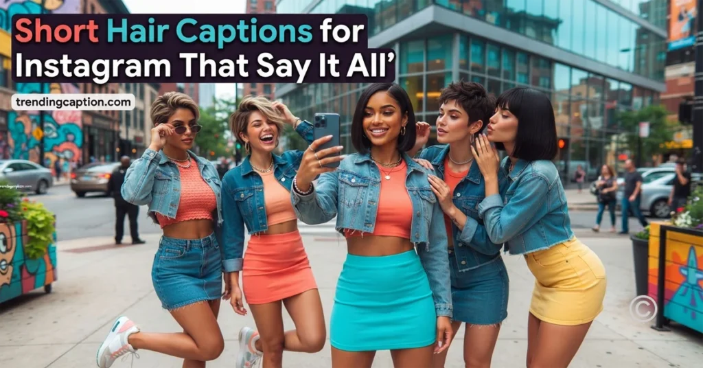 Short Hair Captions for Instagram That Say It All