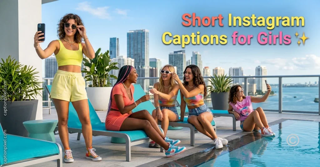 Short Instagram Captions for Girls