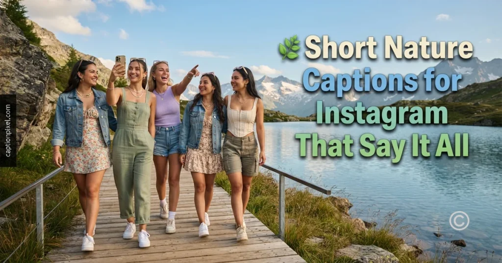 Short Nature Captions for Instagram That Say It All