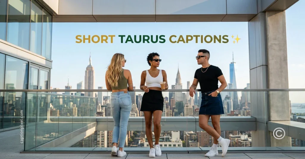 Short Taurus Captions