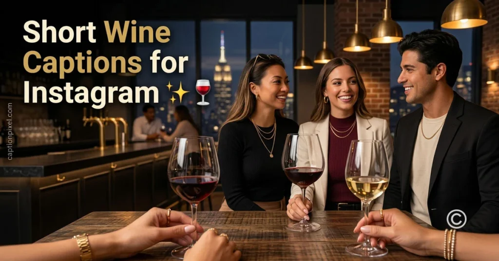 Short Wine Captions for Instagram