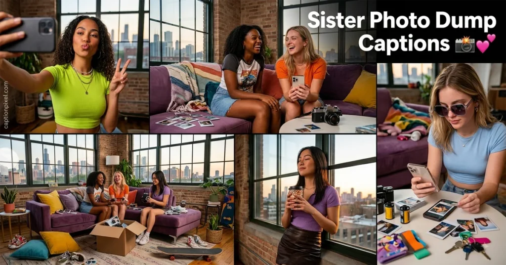 Sister Photo Dump Captions