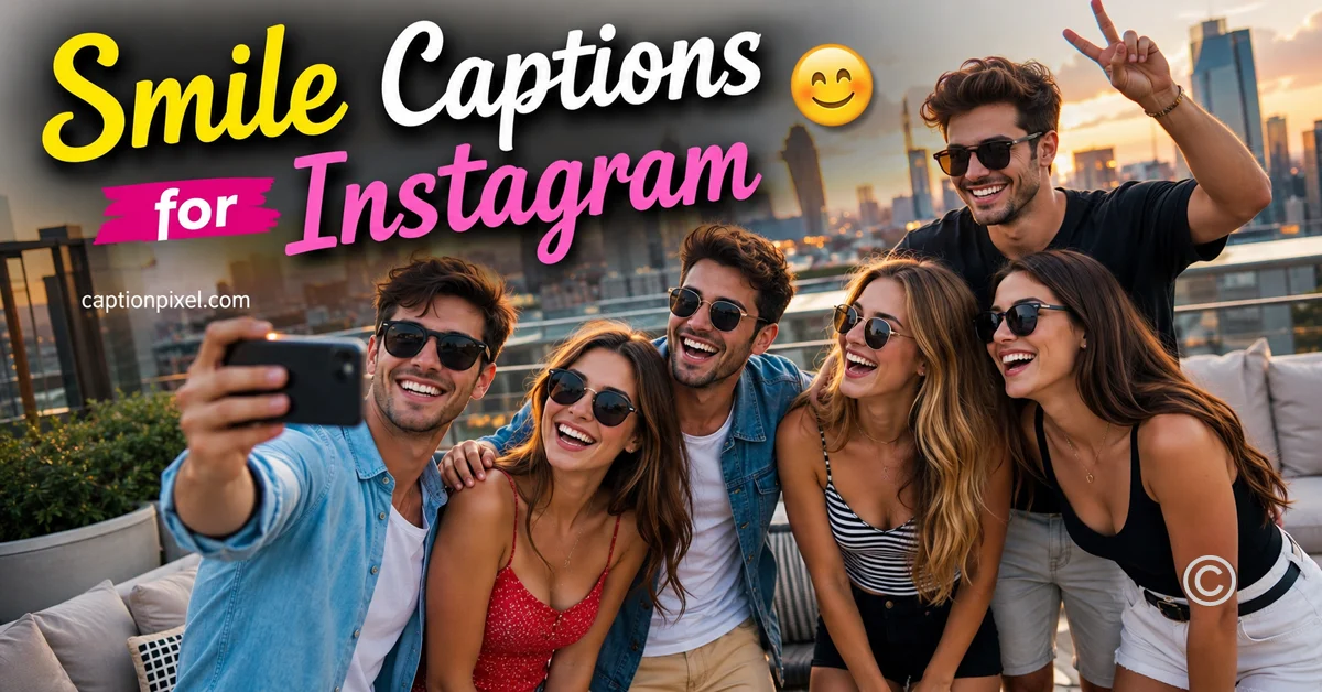 Smile Captions for Girls