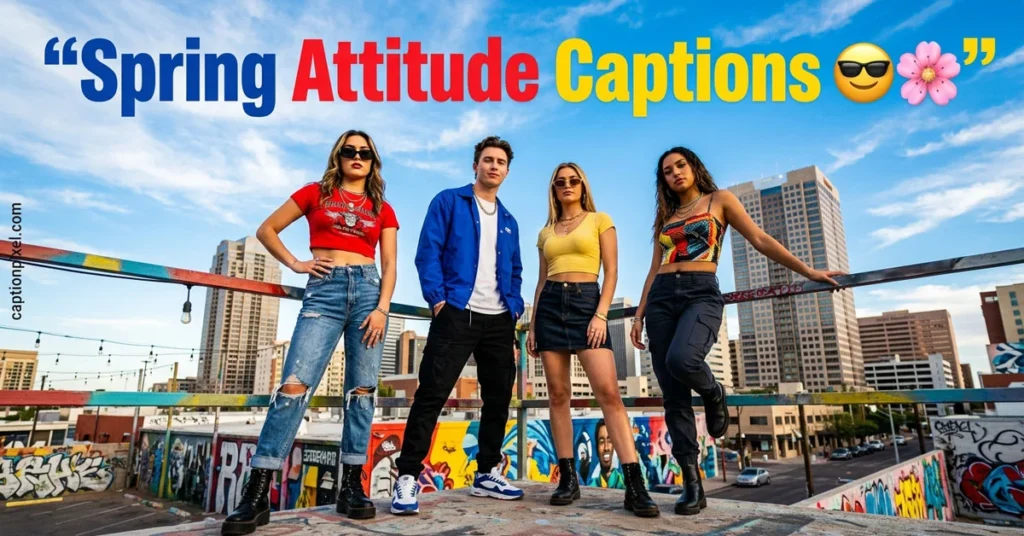 Spring Attitude Captions