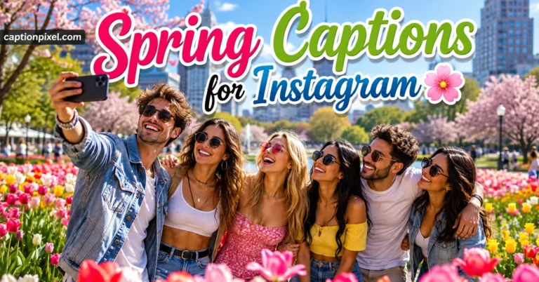 Spring Captions for Instagram