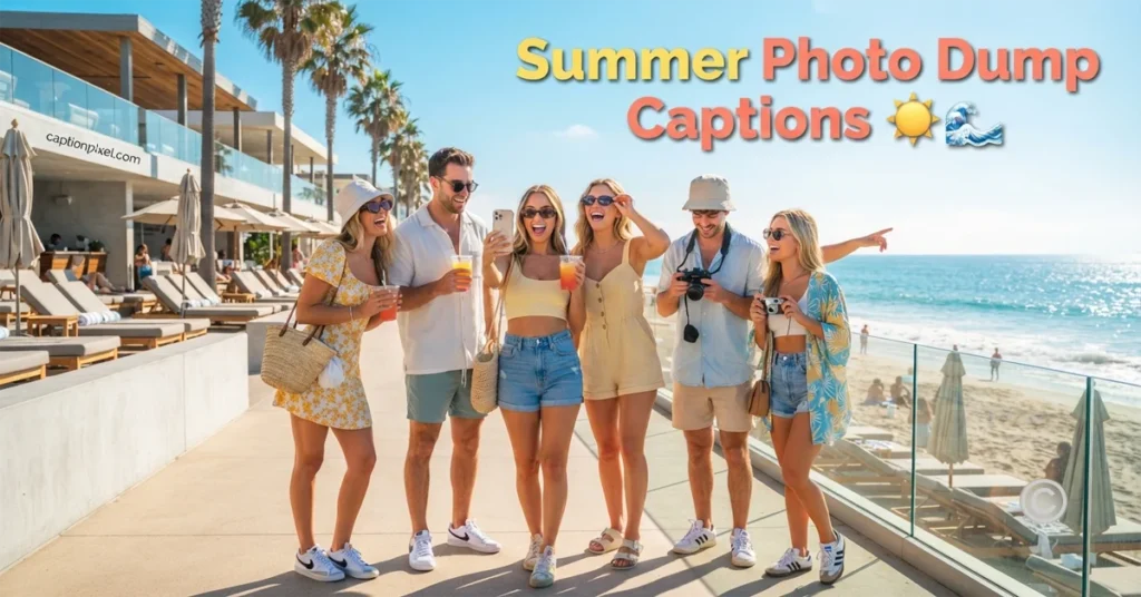 Summer Photo Dump Captions