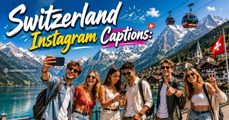 Switzerland Instagram Captions