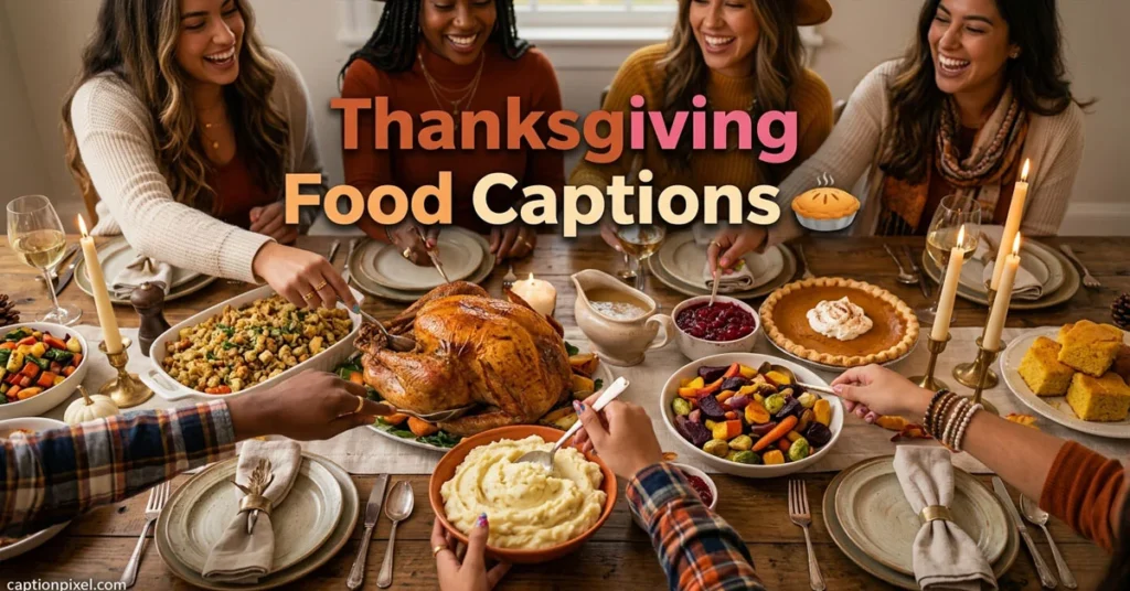 Thanksgiving Food Captions