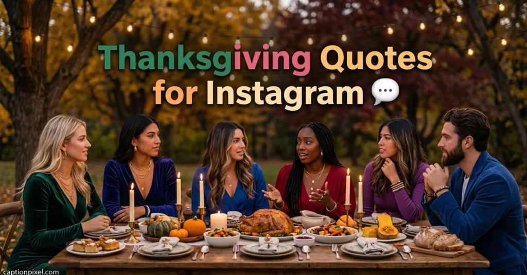 Thanksgiving Quotes for Instagram