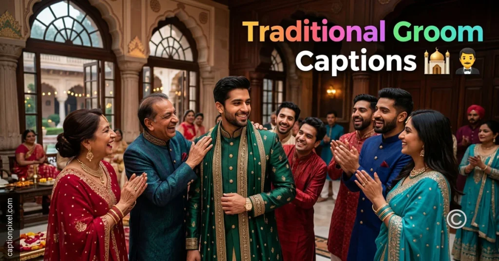 Traditional Groom Captions