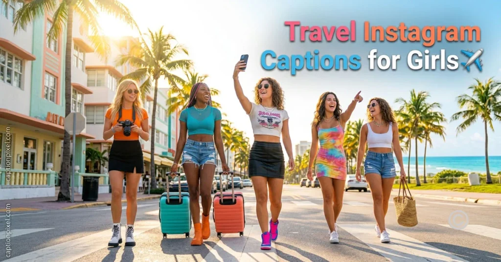 Travel Instagram Captions for Girls