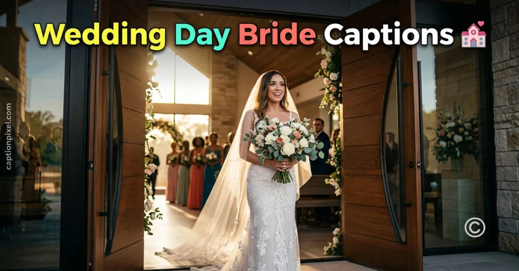 Wedding Day Bride Captions