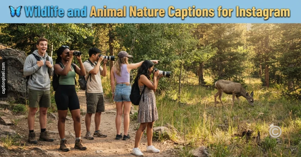 Wildlife and Animal Nature Captions for Instagram