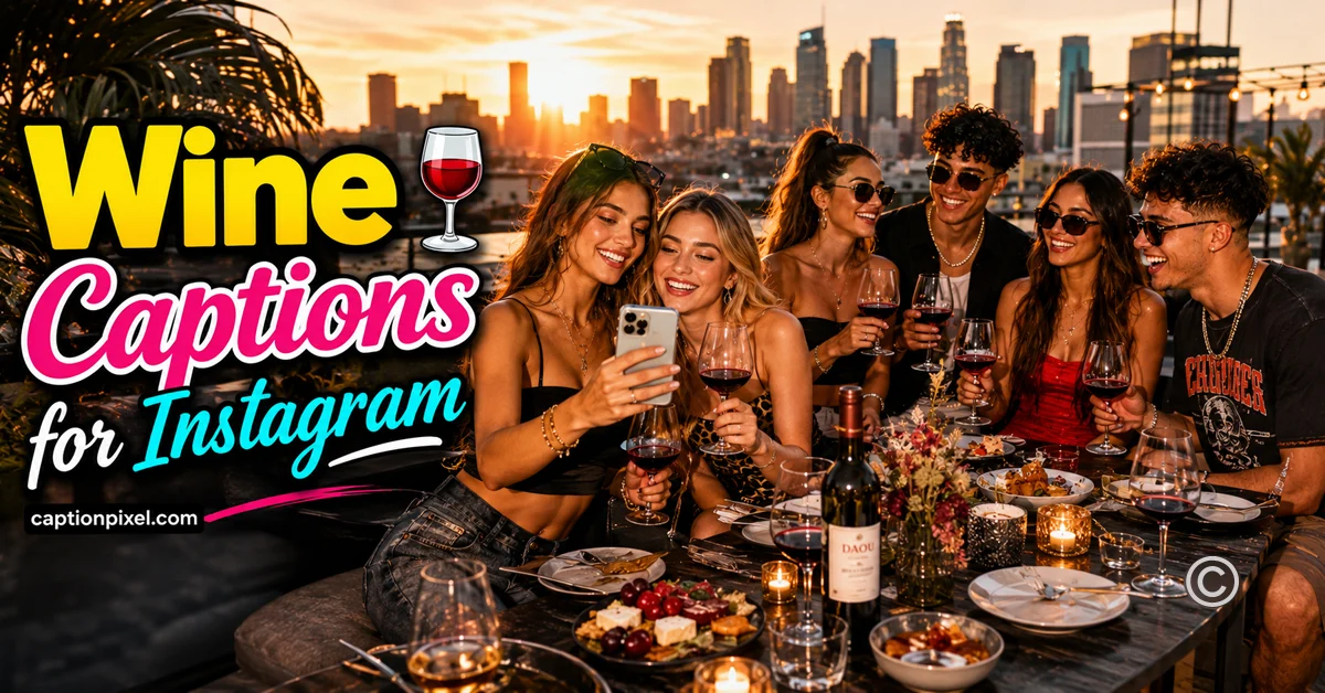 Wine Captions for Instagram