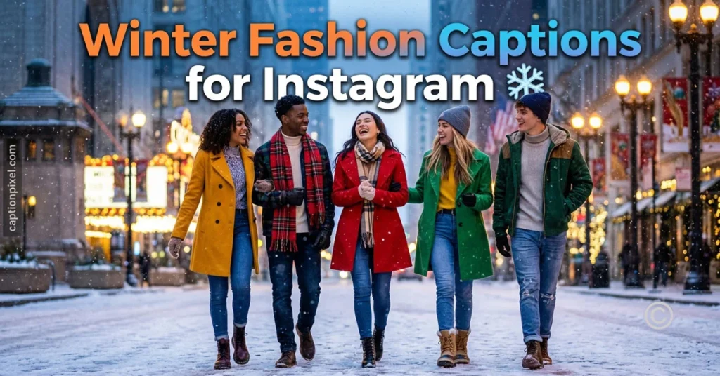 Winter Fashion Captions for Instagram