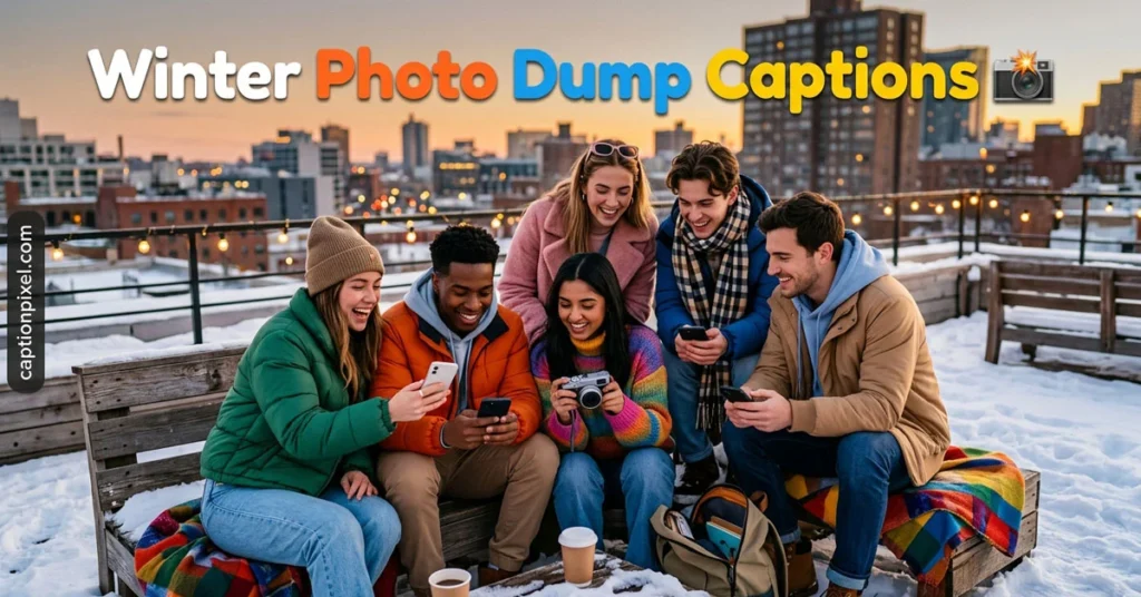 Winter Photo Dump Captions