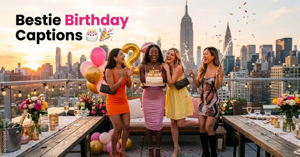 Bestie Birthday Captions